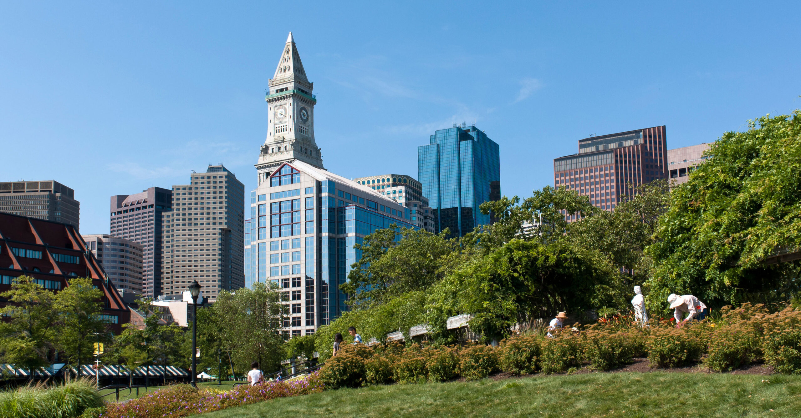 Waterfront Park in the North End, Boston, Massachusetts